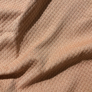 Burch Wally Salmon Orange Textured Chenille Upholstery Fabric