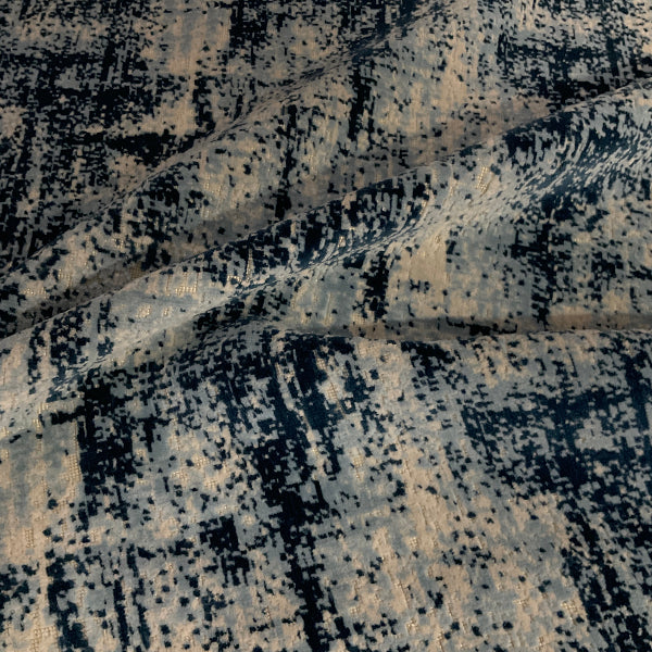 Dorell Fabrics Miki Wave Blue Upholstery Fabric