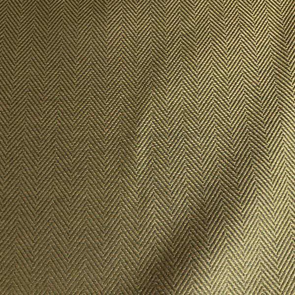 Burch Green and Gold Herringbone Upholstery Fabric