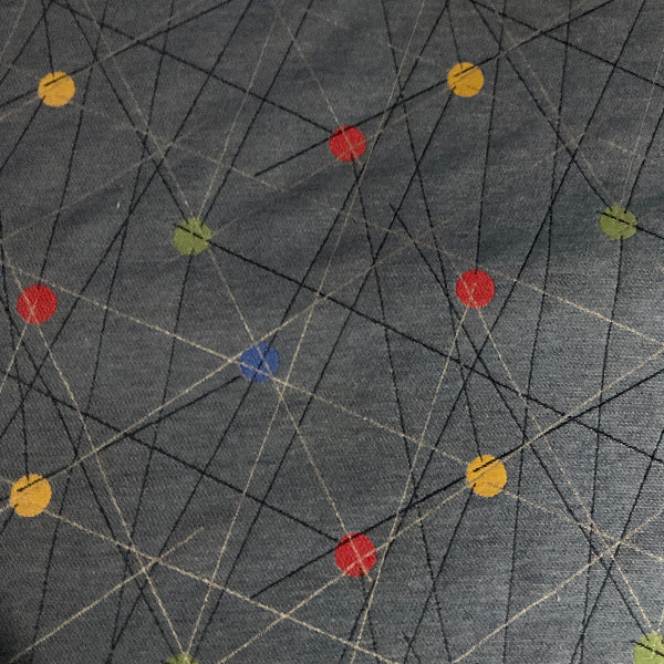 Atomic Denim Upholstery Fabric