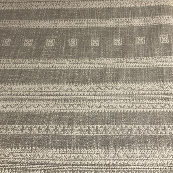 Circa Textiles Reddix Flax Gray Upholstery Fabric