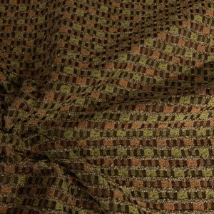Aisley Sandstone Geometric Design Upholstery Fabric