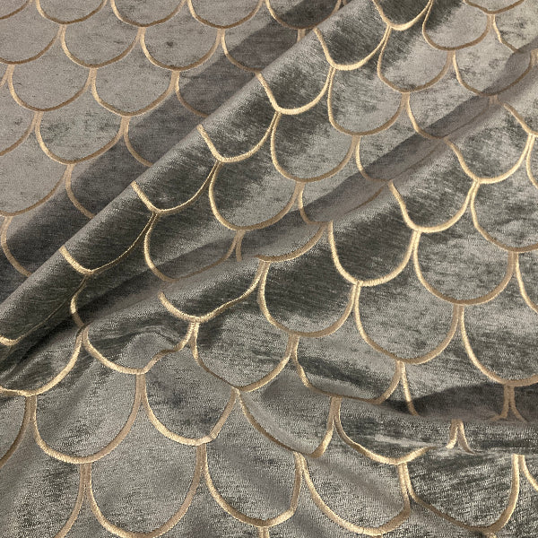 Regal Fabrics Arya Smoke Gray Upholstery Fabric
