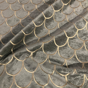 Regal Fabrics Arya Smoke Gray Upholstery Fabric