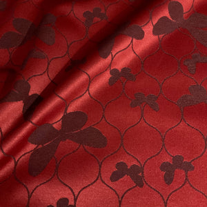 Burch Flutter Scarlet Red Upholstery Fabric