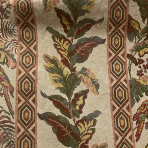 Burch Tropical Tapestry Ivory Upholstery Fabric