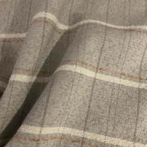 David Rothschild Wooly Bully Grey Upholstery Fabric