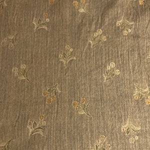 Burch Violet Storm Beige Floral Upholstery Fabric