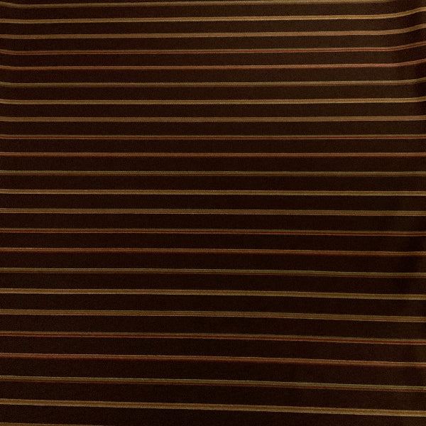 Paradise Brown Stripe Upholstery Fabric
