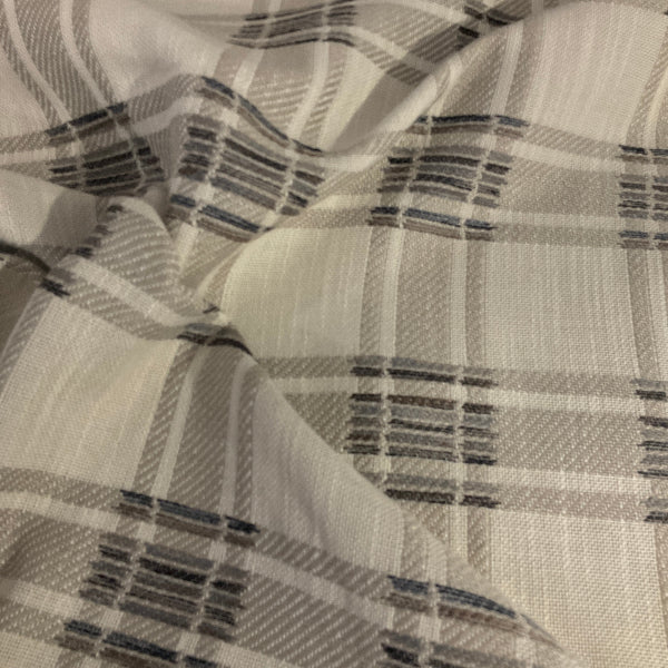 Valdese Weavers Dolena Tweed Ivory Upholstery Fabric