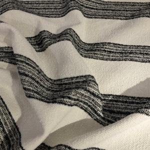 Radiate Textiles Monroe Peppercorn White Upholstery Fabric