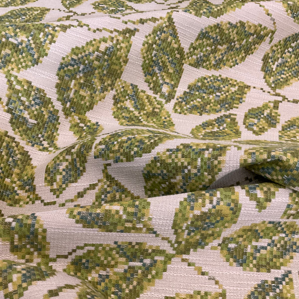 Beech Tree Citron Beige Upholstery Fabric