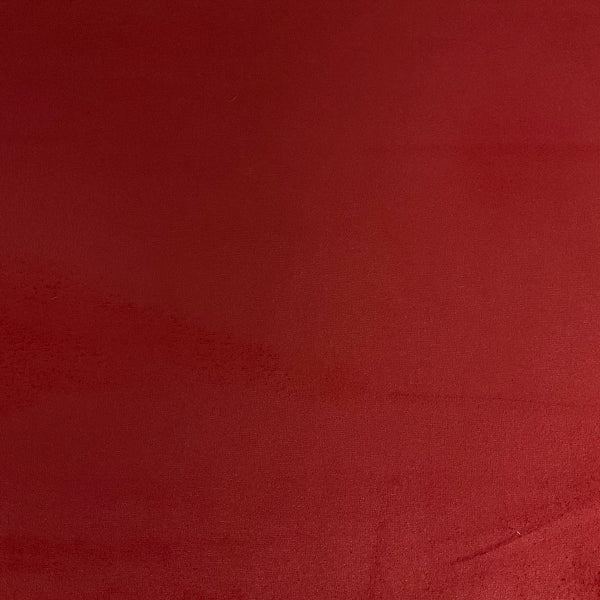Burch Red Micro Suede Upholstery Fabric
