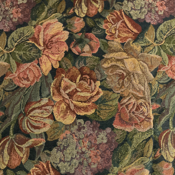 Burch Kewadin Hunter Green Designer Floral Upholstery Fabric