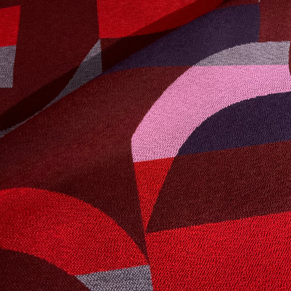 Luum Textiles Schema Concept Map Red Upholstery Fabric