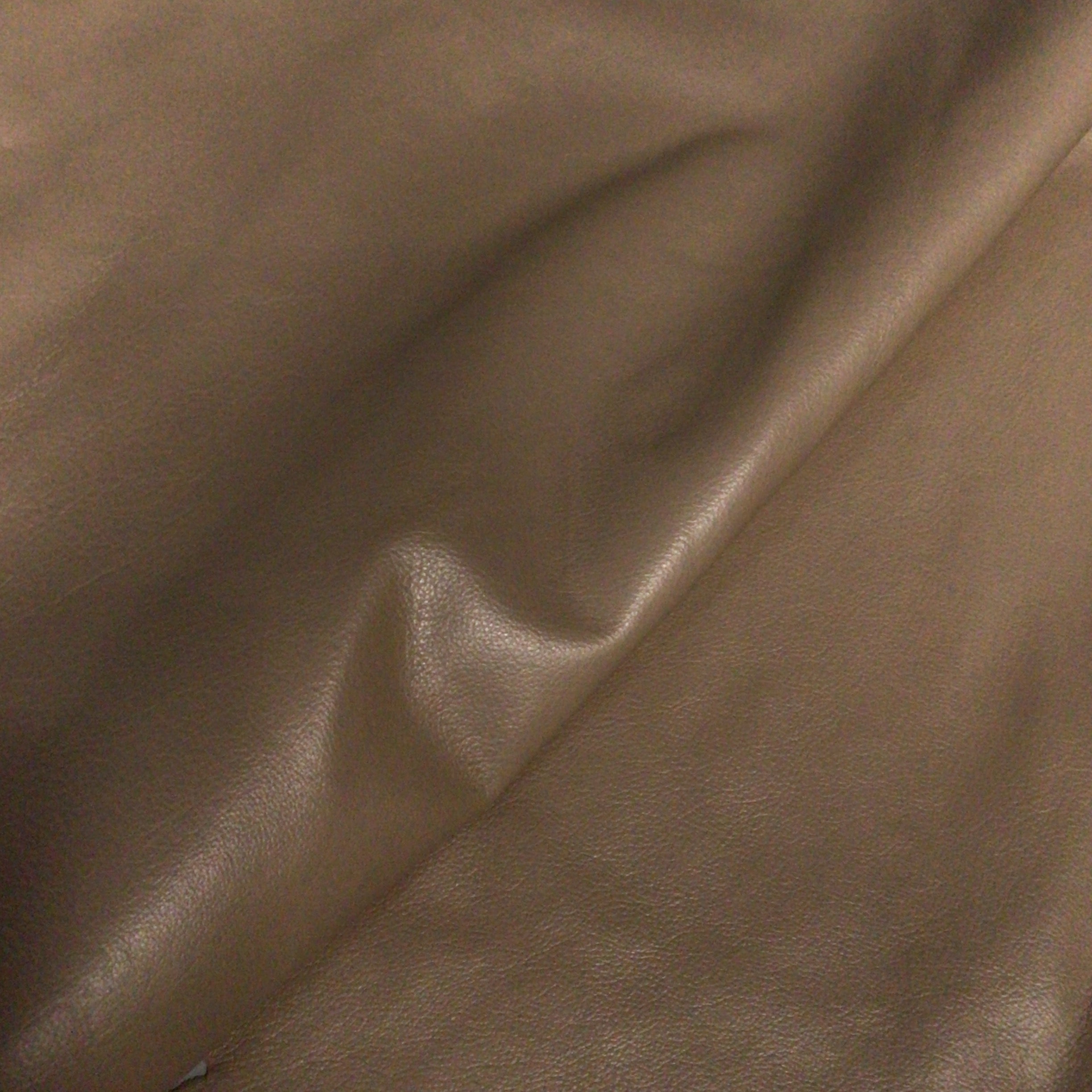 Brown Leather Hide Upholstery Remnant