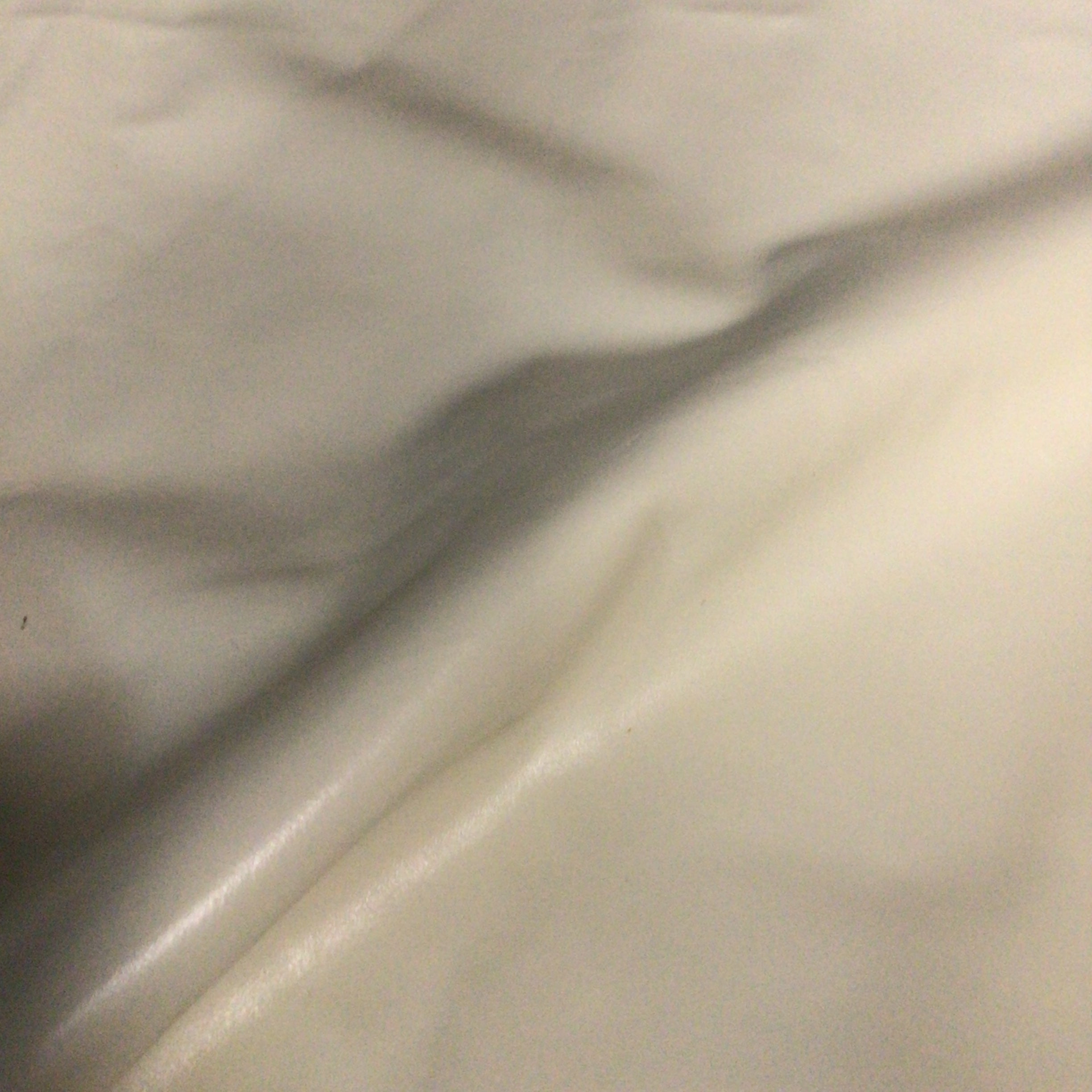 Cream Leather Hide Upholstery Remnant