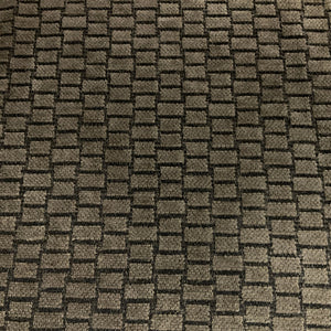 Swavelle Gray Check Chenille Upholstery Fabric