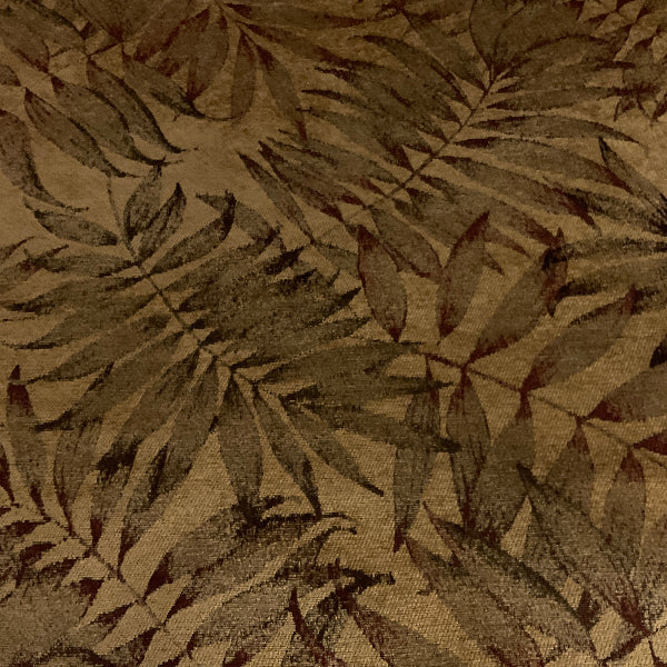 Havana Fern Beige Chenille Upholstery Fabric