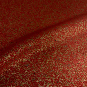 Jasmine Paisley Red Upholstery Fabric