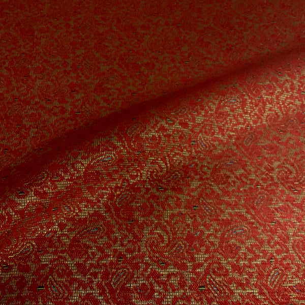Jasmine Paisley Red Upholstery Fabric