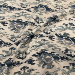 Sunbrella Zahara Indigo Blue Outdoor Upholstery Fabric