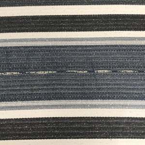 Sunbrella Sahara Stripe Indigo Blue Stripe Outdoor Upholstery Fabric