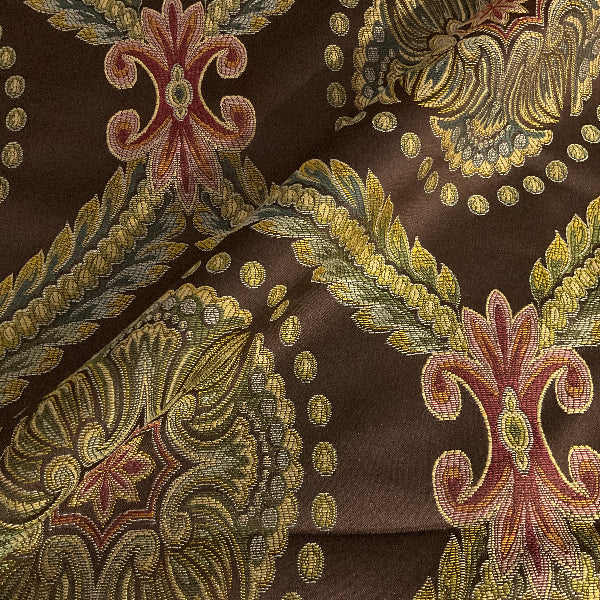 Burch Monarchy Chocolate Brown Upholstery Fabric