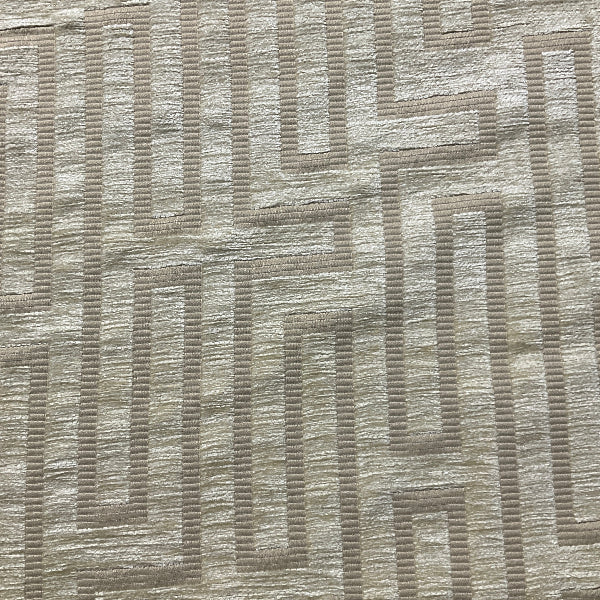 Burch Jet Taupe Textured Chenille Upholstery Fabric