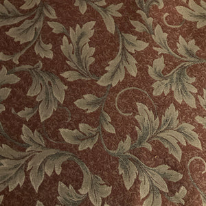 Swavelle Fall Terracotta Burgundy Upholstery Fabric