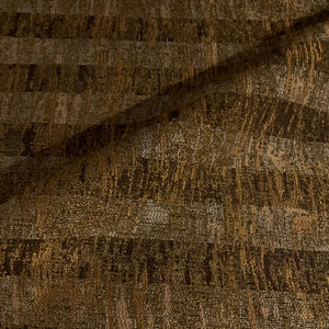 Addison Bark Brown Chenille Stripe Upholstery Fabric