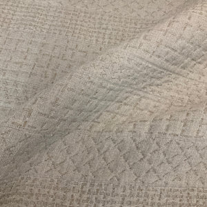 Albert Silver Sea Gray Quilted Stripe Upholstery Fabric