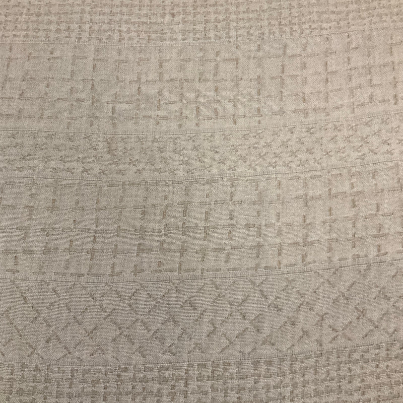 Albert Silver Sea Gray Quilted Stripe Upholstery Fabric