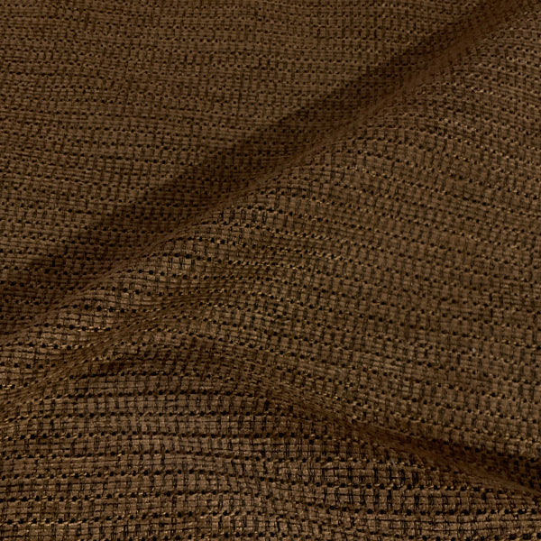 Ambel Chestnut Brown Chenille Upholstery Fabric