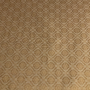 Antique Gold Diamond Design Damask Upholstery Fabric