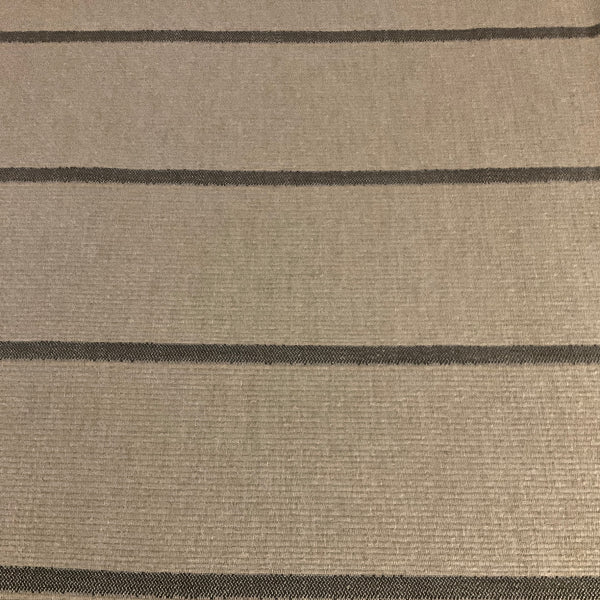 Aris Chestnut Beige Stripe Upholstery Fabric