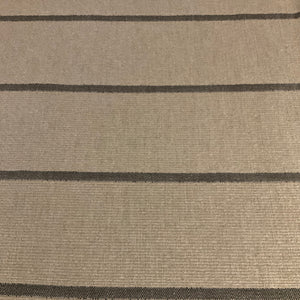 Aris Chestnut Beige Stripe Upholstery Fabric