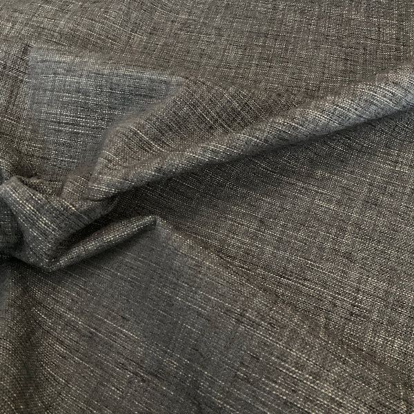 Regal Ryder Linen Steel Chenille Upholstery Fabric