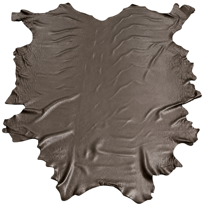 Bask Sketch Brown Bronze Leather Full Whole Cow Hide Upholstery