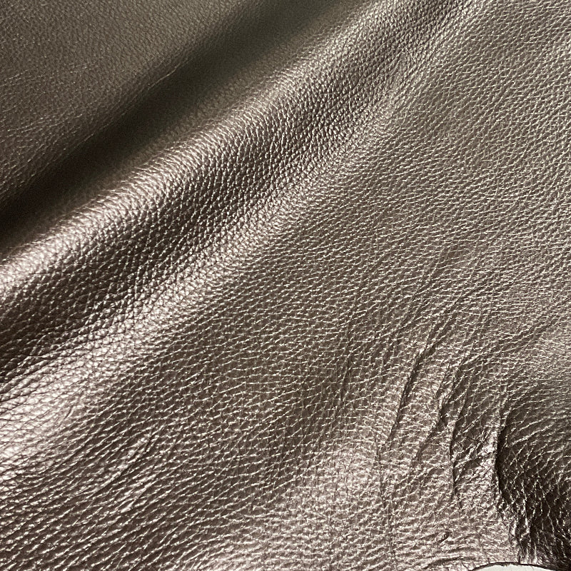Bask Sketch Brown Bronze Leather Full Whole Cow Hide Upholstery