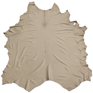 Beige Pebble Grain Leather Full Whole Cow Hide Upholstery