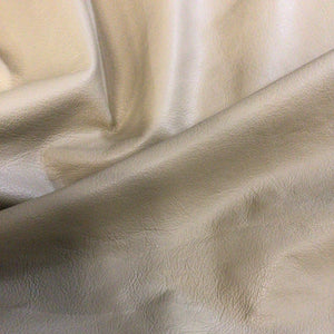 Beige Leather Hide Upholstery Remnant
