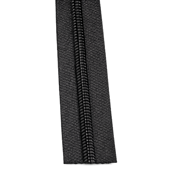 Black 4.5 Upholstery Zipper Chain