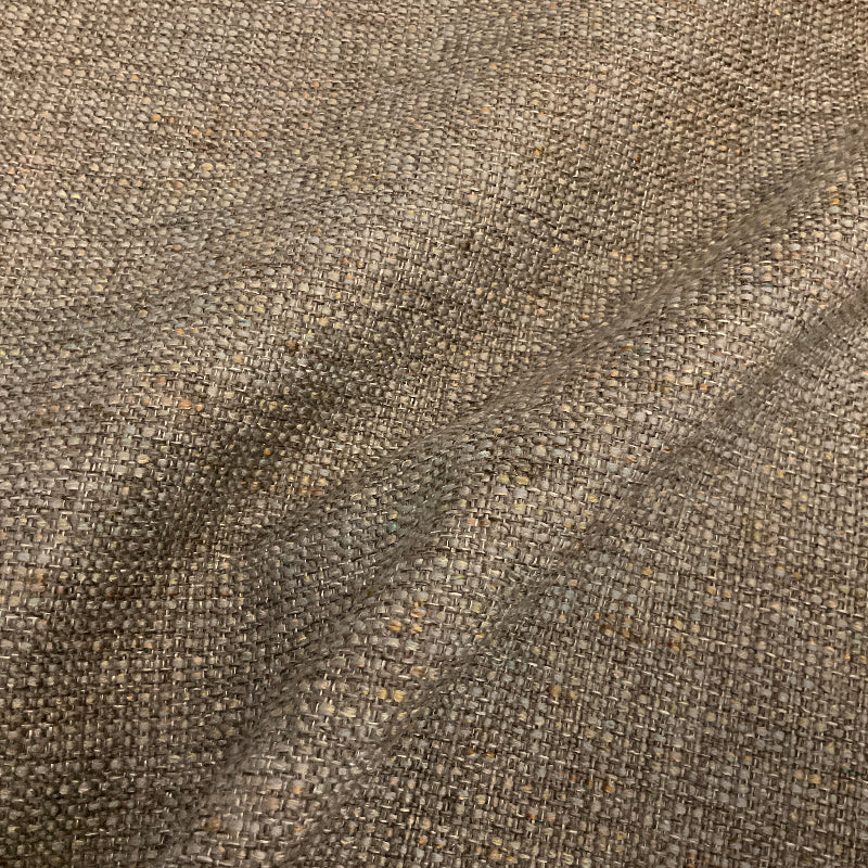 Bonsai Gravel Gray Beige Textured Tweed Upholstery Fabric