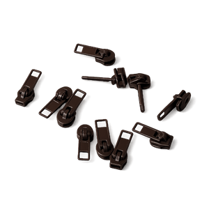 Brown 4.5 Upholstery Zipper Chain slider