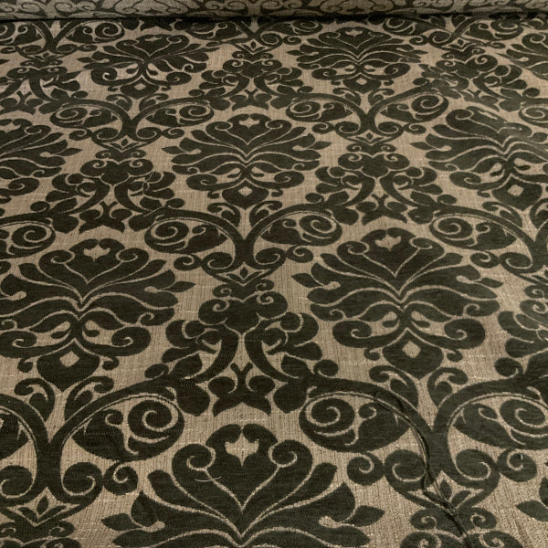 Burch Apollo Dusk Gray Chenille Upholstery Fabric