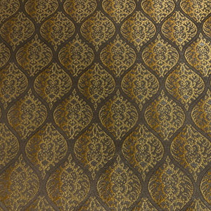 Burch Bishop Golden Gold Gray Upholstery Fabric