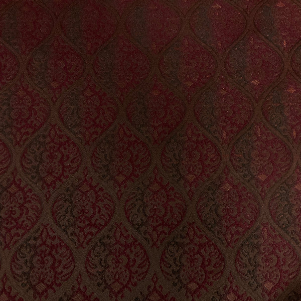 Burch Bishop Merlot Red Upholstery Fabric