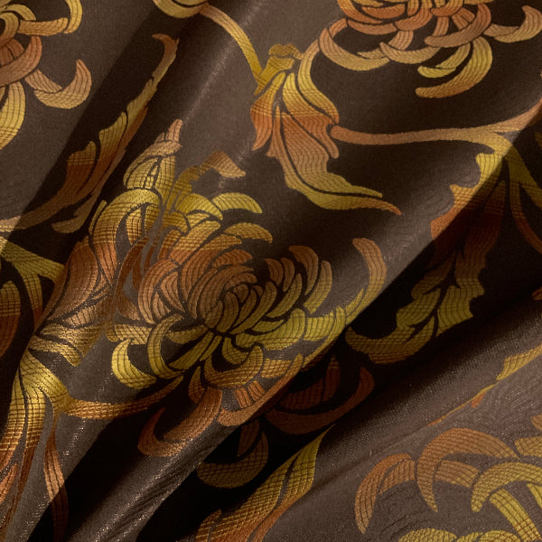 Burch Blossom Warm Glow Brown Upholstery Fabric
