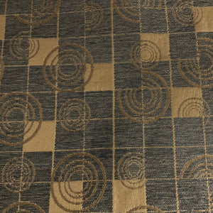 Burch Converse Pewter Gray Geometric Upholstery Fabric